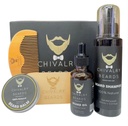 Beard 성장 키트 - 곰 성장 오일 - Beard 샴푸 - 샌들우드 빗 - Boar Brush, Beard Balm - 자연 - 습기를 공급 - Grooming- Defrizzing