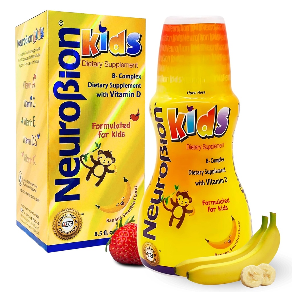 Neurobion Kids B Complex Liquid - 아이들을위한 강력한 건강한 Multivitamin - 8.5 fl oz
