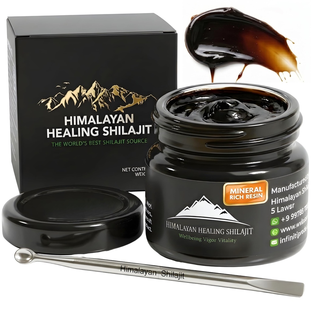 남자 & 여자를 위한 금 급료 Himalayan Shilajit 수지 | 500MG 최대 힘 | 실험실은 85+ 추적 무기물 & 초점, 에너지 및 면제 30 그램을 위한 Fulvic 산을 가진 100% 유기 Shilajit를 시험했습니다