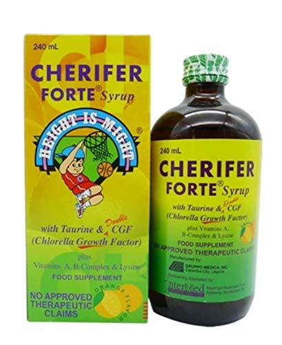 Taurine & 두 배 Chlorella 성장 인자 240ml를 가진 CHERIFER Forte Syrup