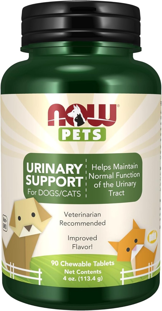 지금 음식 애완 동물 건강, Urinary 지원 보충교재, 고양이 & 개를 위해 공식화해, 증명되는 NASC, 90 Chewable 정제