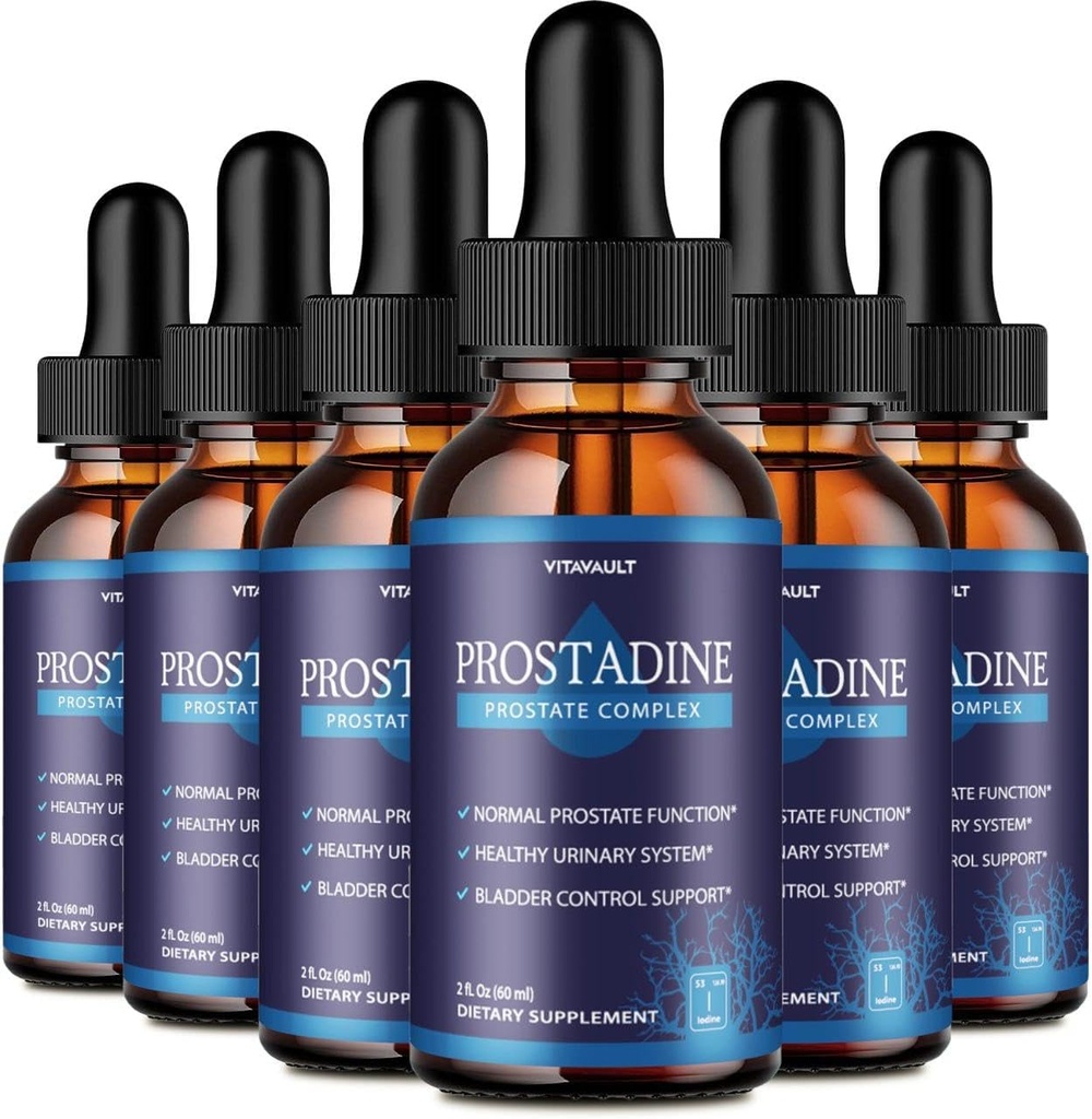 Prostadine, 유력한 전립선 지원 액체 하락, 전혈 웰니스, 쉬운 사용 Dropper 모양 (6 팩)를 위한 높게 Rated Prostadine