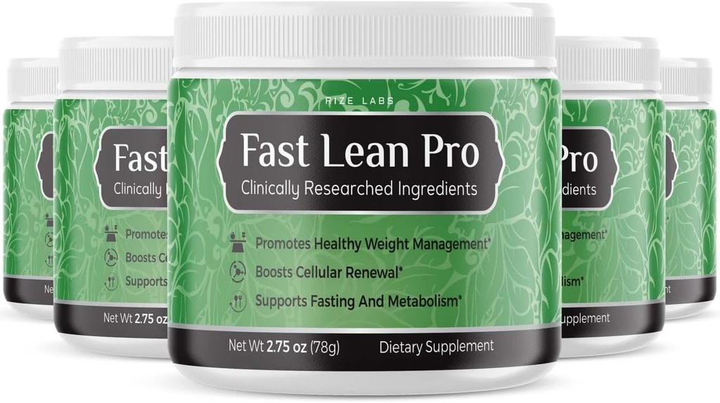 실험실 빠른 Lean Official Pro Advanced Formula Supplement, Hydration BCAA Drink Capsules in the Jar, Scoop and Tastes Great - Pack of 5(120 서빙)