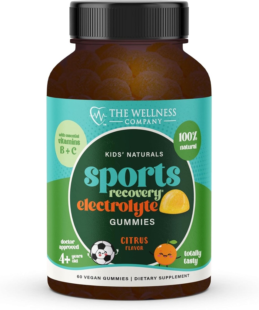 Kids Naturals Sport Recovery Gummies – 데일리 웰니스 지원 | 60ct (1개월)
