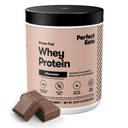 완벽한 Keto 순수한 Whey Protein Powder Isolate Delicious 100 % Grass Fed Meal Replacement Shake 아니 인공, 글루텐 무료, Soy Free, Non-GMO (콜릿)