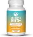 Energized Multi - 40 개의 완전 생물 사용 영양소 B 복합 비타민, 비타민 D, 비타민 C, 비타민 K, 아연, Quercetin, 칼슘, 마그네슘을 함유 한 다비타민 - 180 탭