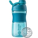 BlenderBottle 20oz SportMixer Protein Shaker Bottles with BlenderBall Wire Whisk, 로즈와 테알