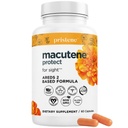 Macutene는 Lutein과 Zeaxanthin 보충 교재 (25mg/5mg)와 Areds 2를 위한 눈 비타민을 보호합니다 – 눈, NSF에 의하여 증명되는, Vegan (60의 캡슐)를 위한 공식화된 Bilberry 보충교재