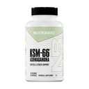 NutraBio Ashwagandha KSM-66 | 스트레스, 무드 및 성능에 대한 Ashwaganda 초본 보충 | 임상적으로 장식 된 KSM66의 600 MG 90 캡슐