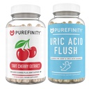 PUREFINITY 타트 버찌 추출물 캡슐 + Uric 산 홍조 캡슐 뭉치