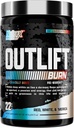 Nutrex Outlift Burn Pre-Workout Supplement for Energy, Focus & Endurance | Metabolyte, L-Citrulline, Beta-Alanine & Caffeine | 성능(22 인스 타 그램, 레드 화이트 메리카)