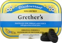 GRETHER'S Sugarfree Blackcurrant Pastilles - 자연적인 건조한 입 기복 - 진정 목 & 건강한 목소리 - 가수를 위한 선물 - 3.75 oz. 1 팩