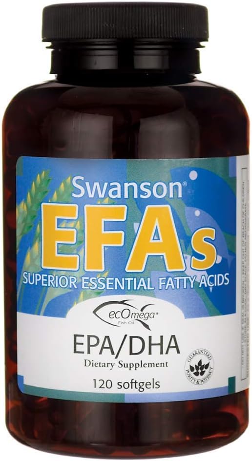 스완슨 EFA EPA & DHA 레몬 맛 120 평방