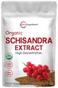 유기 Schisandra 추출물 분말, 8개의 Ounce, 전통적인 Adaptogen 및 충전물은, 순수한 Schisandra 보충교재, 지원 Liver Detox 및 Cognitive 건강, GMOs를 해방합니다