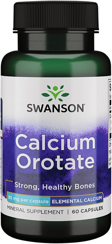 Swanson 칼슘 Orotate 85 밀리그램 60 캡슐