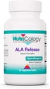 Nutricology ALA 릴리스 - 알파 Lipoic Acid Complex, R-Alpha-Lipoic, Biotin, 칼슘, 영양 보충, 채식 정제 - 60 개