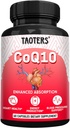 서빙 당 CoQ10 400MG 보충교재| 유기 Dandelion 뿌리 840MG, 칼슘 64MG, 까만 고추 추출물 40MG를 가진 Coenzyme Q10 캡슐| 심장 건강 & 에너지 생산을 위한 지원| 60의 캡슐