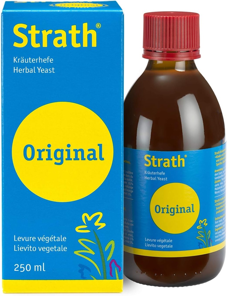 스트라스부르, 발효 초본 효모 Postbiotic | 8.4 Fl Oz Daily Nutritional Supplement Liquid | 지원 메타볼리즘 | 채식주의 | Lactose-Free | 인공 첨가물 없음 | Single Count