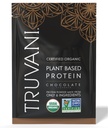 Truvani Vegan Pea Protein Powder | 초콜렛 | 20g 유기농 플랜트 단백질 | 1 인분 | Keto | Gluten & Dairy Free | Low Carb | No 추가 설탕
