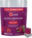 혈압 지원을 위한 Qunol Beets Chews, 1개의 베레에 대하여 3 + CoQ10 + 포도씨 추출물, 지원 건강한 혈액 순환 & 심장 건강한 에너지, 90 Chews