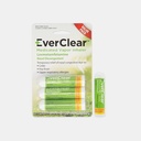 EverClear Medicated Vapor Inhaler, 콜드 용 Nasal Decongestant, Hay Fever, & Upper Respiratory 알레르기, 0.2 ml, 3 팩