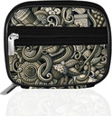 Serfeymi Weekly Travel Pill 주최자 Pill Case for Purse with Removable 7 Day Pill Box, 의학, 비타민, 보충 - 브라운 03