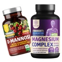 번호 하나 영양 N1N 프리미엄 마그네슘 Complex [500mg] 높은 흡수 및 D-Mannose [1350mg with Cranberry & Hibiscus], 비 GMO 및 글루텐 자유로운, 2 팩 뭉치