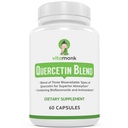 VitaMonk Quercetin Complex - Quercetin - Isoquercetin, Quercetin Dihydrate 및 Quercetin Phytosome - 우수한 흡수를 위해 - Quercetin 500mg 캡슐 - Bromelain를 가진 Quercetin