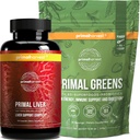 Primal Harvest Liver & Greens 분말은 여자와 남자, 뭉치를 위해 보충합니다