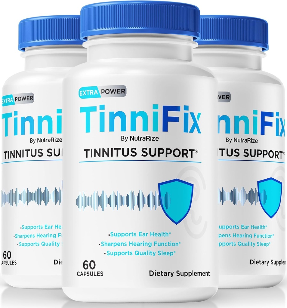 (3개의 팩) Tinnifix 캡슐 - 진보된 Hearing 지원 공식, 건강한 Hearing를 유지하기 위하여 Tinnifix 알약, 완전한 귀 건강, 공식적인 Tinni 고침 검토 (180의 캡슐)를 위한 모든 자연적인 Tinnifix
