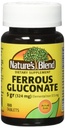 Nature`s Blend Ferrous Gluconate Tablets 324 mg, 100 개 (팩 2)