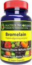 BROMELAIN - 높게 유력한, 100% 유기, 단백질 소화 효소! 개량 소화 - Vegan 캡슐 (60ct)