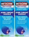 Betadine Sore Throat Relief Gargle, 민트 맛, 빠른 행동 무균, Povidone-Iodine 0.5%, 8 온스 (2의 포장)