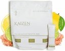 Kaizen Hydration - 프리미엄 전체 바디 하이드로 션 음료 - 에너지, 초점, 웰빙 - 아일랜드어 Sea Moss, 타우린, Monkfruit 추출물과 유기 전해질 혼합 - 레몬 라임 풍미를 새로 고침 - 8.88 oz