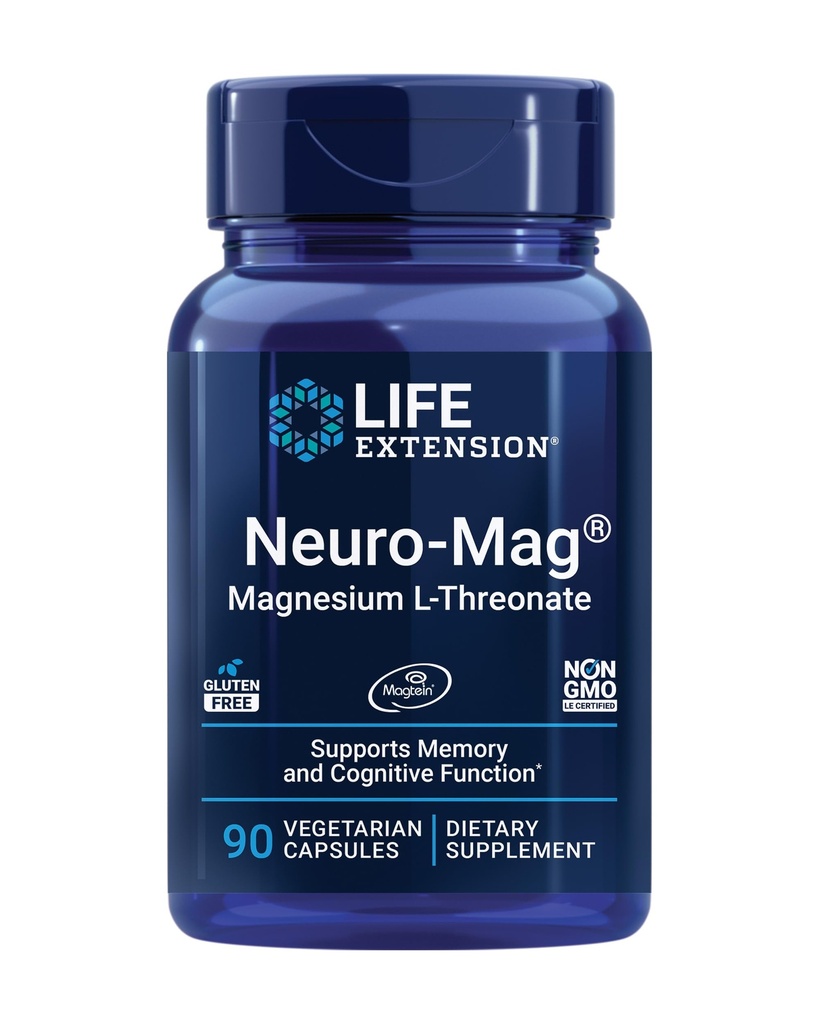 Life Extension Gamma E 혼합 Tocopherols & Tocotrienols 60 Softgels 및 Neuro-mag 마그네슘 L-threonate 90 채식 캡슐 번들