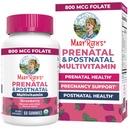 MaryRuth Organics Prenatal Vitamins for Women | USDA Organic Prenatal Gummies | 여성용 태아 비타민 | Methylfolate 800 mcg DFE | 아이오딘 | 비건 | 30 인분