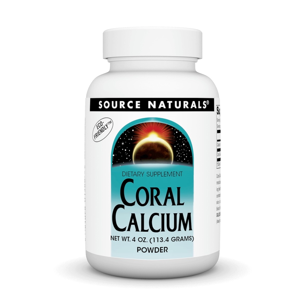 Source Naturals 산호 칼슘 분말, 4 Ounce