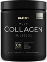 ELMNT 여자 체중 감소 + 아름다움 w를 위한 최고 교원질 분말. Probiotics, Hyaluronic 산, ACV, KSM-66, Biotin - 여자를 위한 우수한 다 교원질 펩티드 단백질 보충교재 Colageno (불꽃)