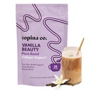 Copina Co. Vanilla Beauty Vegan Collagen Booster Creamer: 식물 기반 콜라겐 지원 스무디 음료 Vegan Creamy Blend | 바닐라 맛 | 1 봉지 - 25 봉지 당