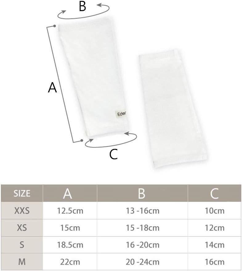 아연 주입 팔꿈치 소매 Eczema를 가진 아이를 위한 붕대 - 젖은 포장 치료 (XSmall)