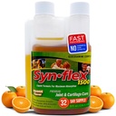 1500mg 액체 글루코사민 & Chondroitin - 높은 농도 빠른 흡수 공식 오렌지 풍미 도움은 백색 윌로우 벌크, 만화 & Boswellin (32 일 공급)로 합동 & 연골 건강을 지원합니다