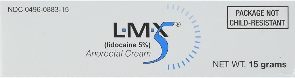 LMX5 리도카인 고통 구호 크림, 15g 관 – 화제, 빠른 행동, 커트를 위한 긴 최후 사용, 작은 조각, Sunburn, 조금