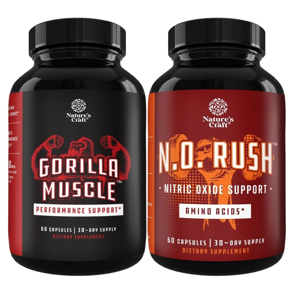 Horny Goat Weed Maca Root Tongkat Ali 및 Saw Palmetto Extract & Nitric Oxide Pills for Men with L-Arginine L-Citrulline Amino Acid