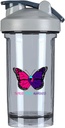 Thyroid 암 Awareness 18 Ounce 셰이커 병 음료 믹서 누출 방지 전 운동 단백질 쉐이크 식사 보충 쉐이크 병 500ML/18 Oz Gray&-1&-1&-1-1