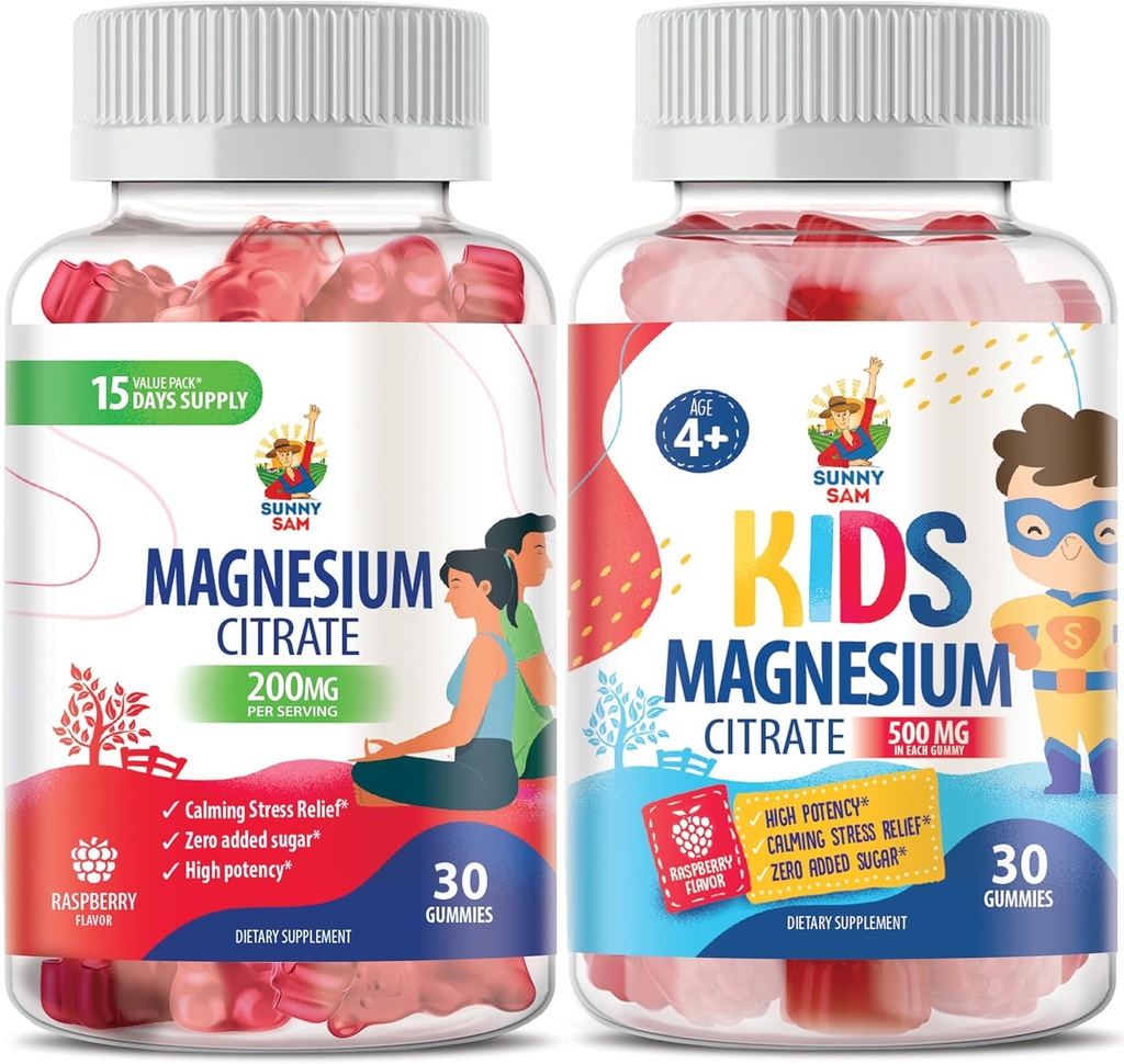 성인을 위한 아이 500mg와 마그네슘 Gummies를 위한 마그네슘 Gummies - 100mg. Calm Magnesium Chews - Magnesium 구연산염 무드 & 근육 지원