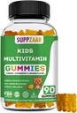 아이 비타민 | 45-90 Day Kids Multivitamin Gummies | 채식주의자, 비 GMO 및 글루텐 프리 성분이있는 거미 비타민 | 아이를 위한 다비타민 | 아이를 위한 비타민 | 유아용 비타민 | 90 Ct