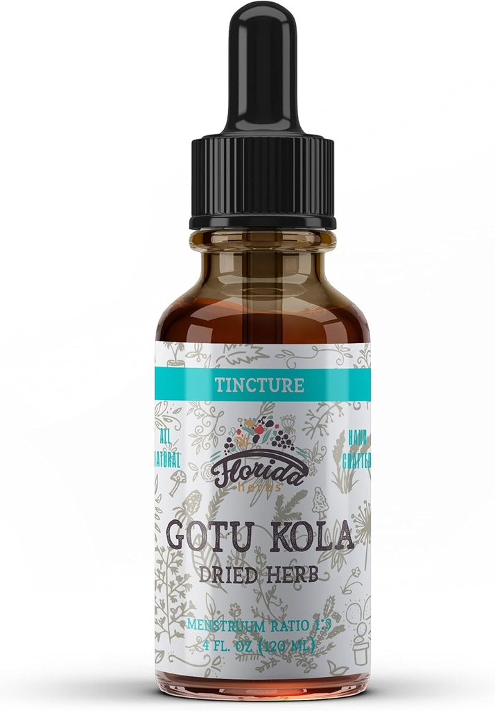 Gotu Kola Tincture, 유기 Gotu Kola 추출, Gotu Kola 드롭 (Centella Asiatica) 건조 허브