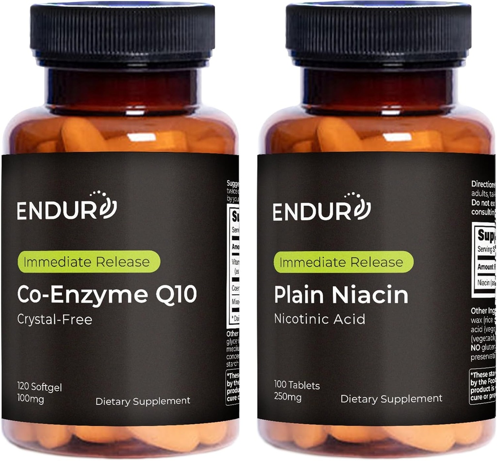 내구시간 제품 Co-Enzyme Q10 크리스탈 무료 (120 softgels) B3 일반 니콘