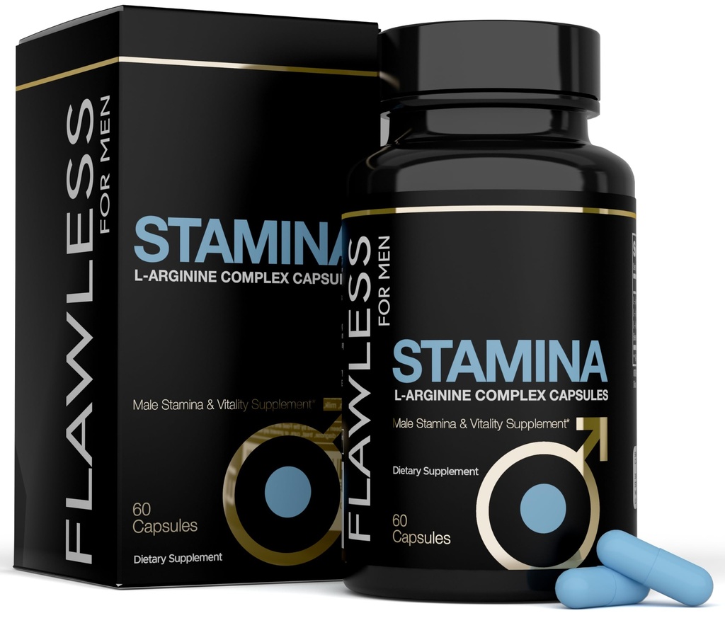 Stamina | Extra Firm Hard On Pills | 빠른 행동 L-Arginine, L-Citrulline & Nitric Oxide Supplement for Men | 남성 활력, 혈류 및 지구력 향상 | 60 캡슐